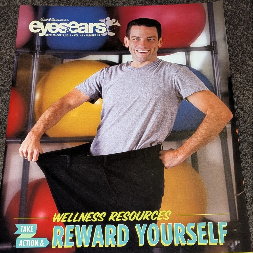 Walt Disney World Eyes & Ears Magazine Sept 2012 Vol 42 No 19 Wellness Resources